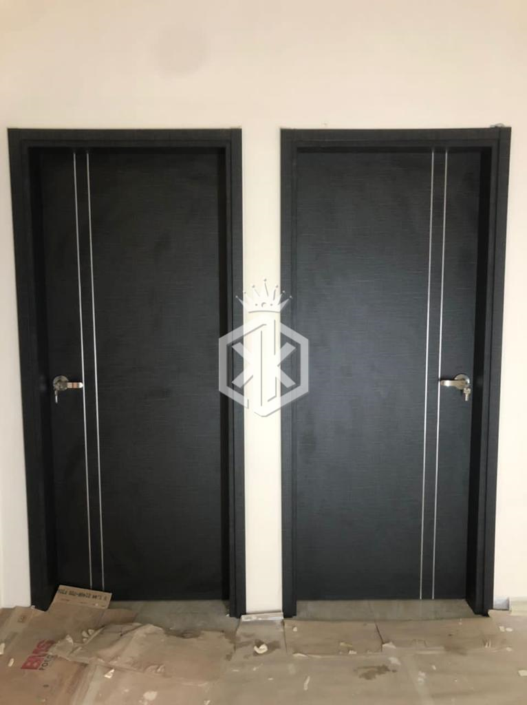 Room Door with Stainless Steel Line